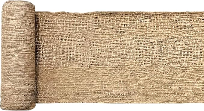 Agfabric Natural Jute Erosion Control,Jute Netting -54" Wide x48 feet Long Soil Saver Mesh Blanket