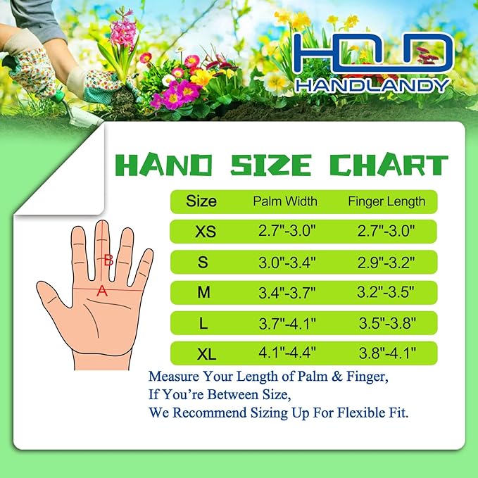 HANDLANDY Long Gardening Gloves for Men & Women, Cowhide Leather Rose Pruning Gloves- Breathable & Durable Gauntlet Gloves (Large, Brown)