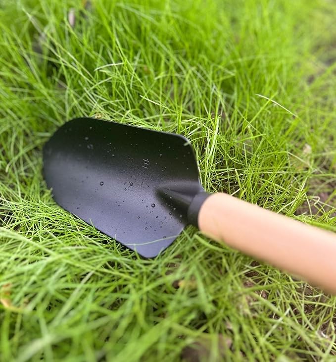 Garden Tools Set-Garden Trowel,3 Piece Heavy Duty Gardening Kit Gift for Mens and Womens,Large Succulent Plant Transplant Trowel Set,1 Narrow Shovel,1 Wide Shovel and 1 Garden rake Tools Set