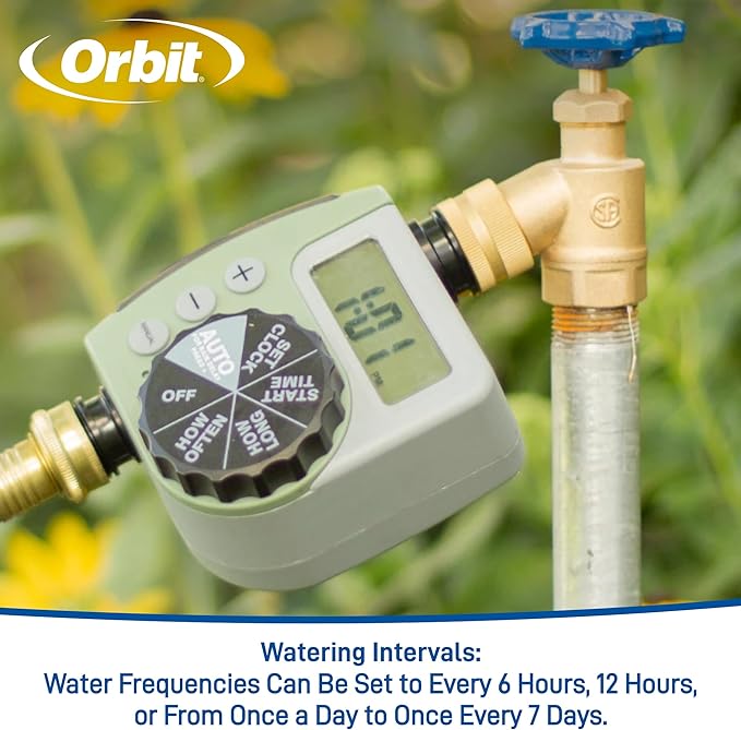 Orbit 62056 One Outlet Single-Dial Hose Faucet Timer (Pack of 3)