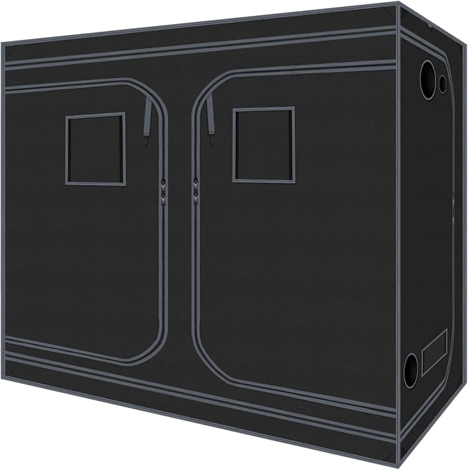 Grow Tents 96"x48"x78" High Reflective Grow Tent Indoor Grow Room for Planting Fruit Flower Veg with Removable Water-Proof Floor Tray 8x4