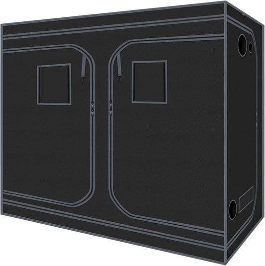 Grow Tents 96"x48"x78" High Reflective Grow Tent Indoor Grow Room for Planting Fruit Flower Veg with Removable Water-Proof Floor Tray 8x4