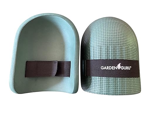 Garden Guru Home & Gardening Knee Pads – Waterproof EVA Foam Cushion, Soft Inner Liner, Comfortable Fit with Adjustable Straps (2 Pack)