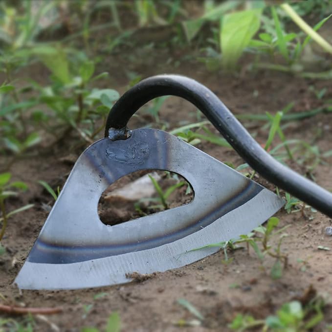 All-Steel Hardened Hollow Hoe,Garden Hoes for Weeding,Hollow Hoe for Gardening,Hoe Garden Tool,Garden Hoe for Backyard Weeding, Loosening, Farm Planting 2