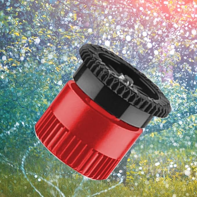 Replacement Pop up Rainbird Sprinkler Heads, 16PCS Adjustable Sprinkler Nozzle Variable Arc Nozzle Irrigation Drippers Sprinklers 9.8 Feet Compatible with Hunter, Orbit Pop-up Sprinklers, (10 Van)