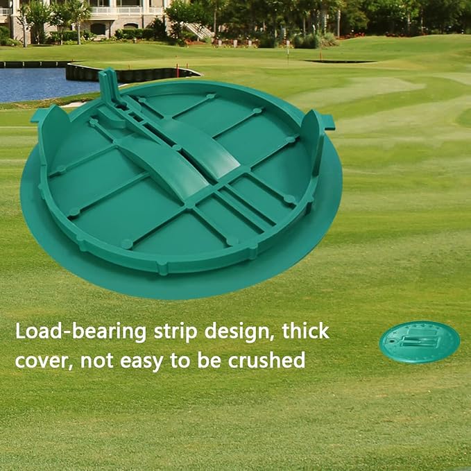 Cunguv Valve Box Cover Lid 10-inch Sprinkler Valve Box Lid Replacement Round for Automatic Irrigation System 2 Pieces