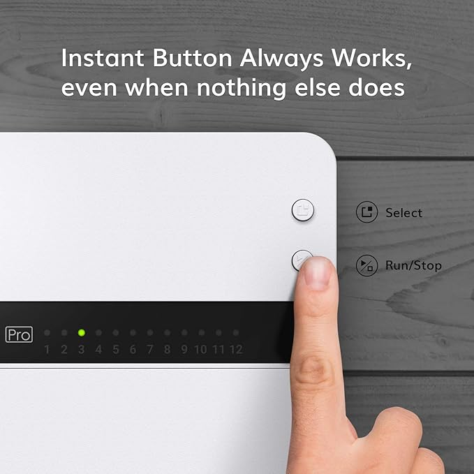 Yardian Pro Smart Sprinkler Controller 6 Zone - Control Buttons, Apple HomeKit, Alexa, Google Assistant and Home Assistant Compatible, Enhanced Wi-Fi, RJ45, Level VI Worldwide Power Supply
