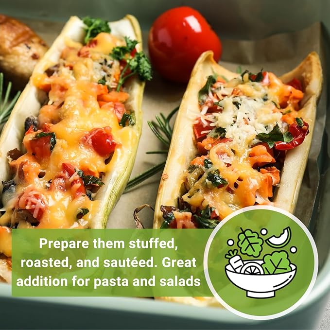 Sow Right Seeds - Grey Zucchini Seed for Planting - Non-GMO Heirloom Packet with Instructions to Plant a Home Vegetable Garden - Vigorous Summer Squash - Mexican Zucchini Good for Large Containers (2)