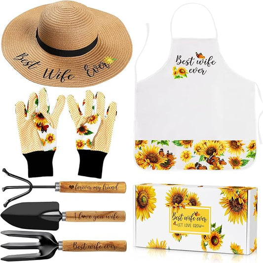 Gifts for Wife from Husband- Wife Gifts - Gardening Tools Gifts, Birthday Gifts for Wife, Mothers Day Gardening Gifts for Wife, Her, Garden Outdoor Tools Kit Stuff Gift for Plant Lovers Wife