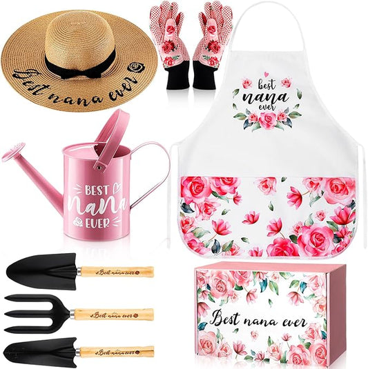 Christmas Gardening Gifts for Nana, Grandmother, Gardening Gifts for Plant Lover, Best Nana Ever Garden Tool Set Gift