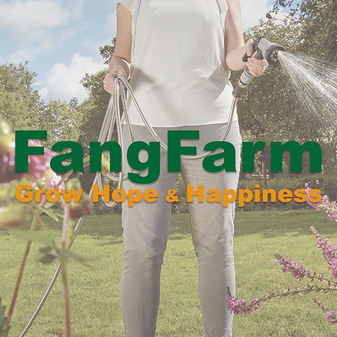 Stainless Steel Garden Hose: Durable Quality Metal with High-pressure Water Output for Gardeners（75FT）