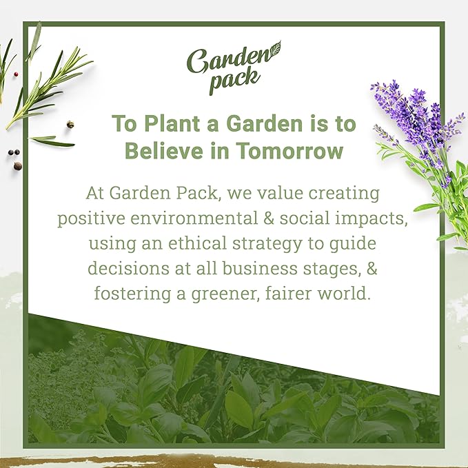 Garden Pack Grow Your Own Kit - 75 Varieties of Herb, Flower and Vegetable Seeds - Gardening Gifts for Men and Women with 30,000 Seeds for Planting