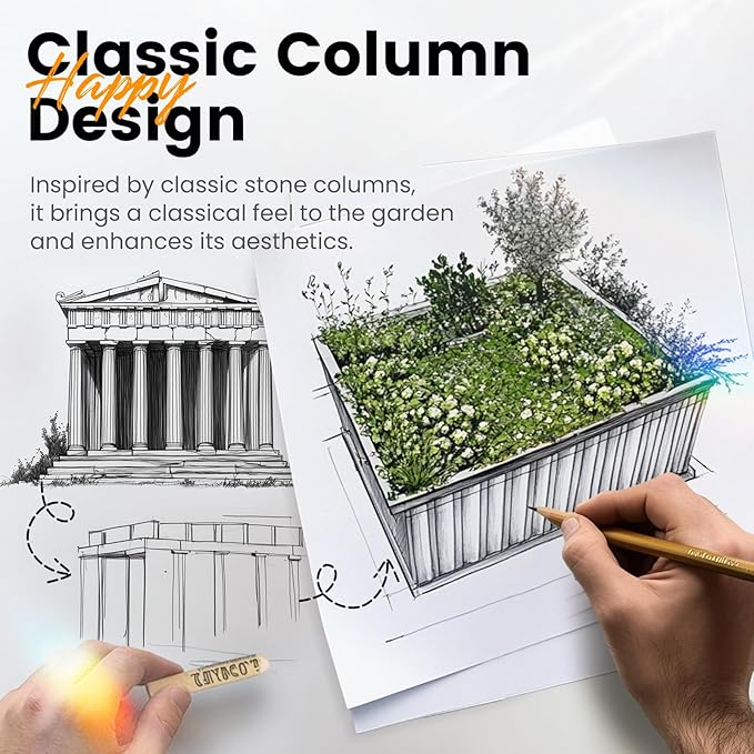 KING BIRD 68" x 36" x 24" Galvanized Raised Garden Bed Outdoor Heightened Steel Metal Planter Box for Deep-Rooted Vegetables, Flowers, Large Raised Bed Kit(Green)