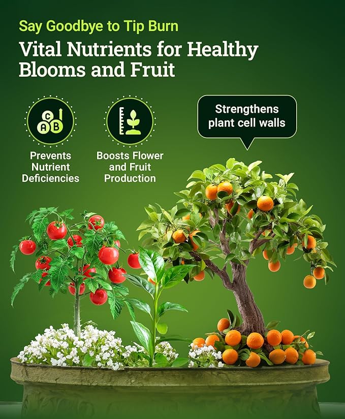Fox Farm Cultivation Nation Cal-Mag Supplement - Formula with 3% Calcium & 1% Magnesium for Flowering & Fruiting, Ideal for Hydroponics, Soil, & All Growing Environment, NPK 4-0-0 (1 Quart)