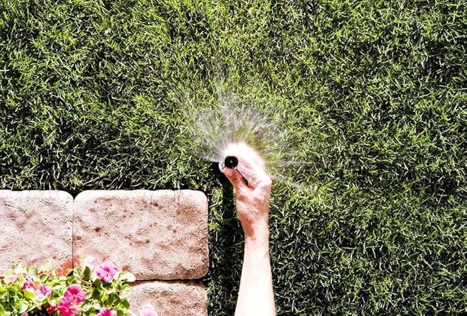 Rain Bird 1804VAN Professional Pop-Up Sprinkler, Adjustable 0� - 360� Pattern, 8' - 15' Spray Distance, 4" Pop-up Height (4 Pack)