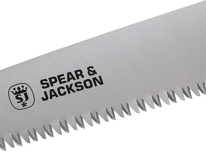 Spear & Jackson 4948PS Razorsharp 12inch Large Folding Pruning Saw, red & blue