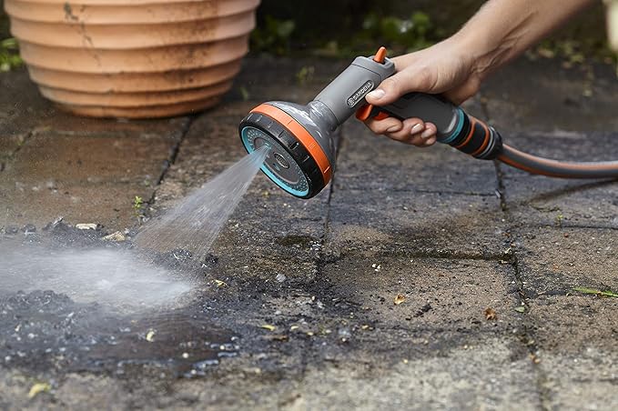 GARDENA 3715C-FP Frost Proof - Comfort Multi Sprayer (Five Spray Patterns) + Water Stop