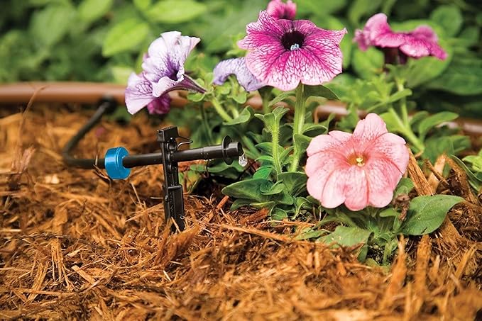 Rain Bird SW05-10PS Drip Irrigation Spot Watering Dripper/Emitter, 0.5 (1/2) Gallon Per Hour, 10-Pack & SW20-30PS Drip Irrigation Spot Watering Dripper/Emitter, 2 Gallon Per Hour, 30-Pack