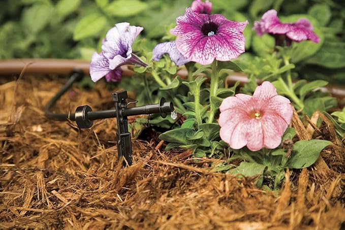 Rain Bird CVD1010PKXS Drip Irrigation Dripper/Emitter with Built-In Check Valve, 1 Gallon Per Hour, 10-Pack