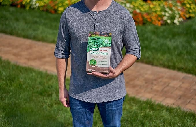Scotts Turf Builder Clover Lawn, Greener Lawn with Less Maintenance, 2 lbs., 2-Pack