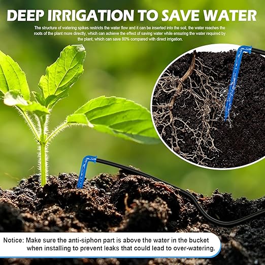 Solar Automatic Drip Irrigation System Houseplant Auto Self Watering Device Waterer for 15 Potted Plants Outdoor Indoor Garden Balcony Vacation While Away
