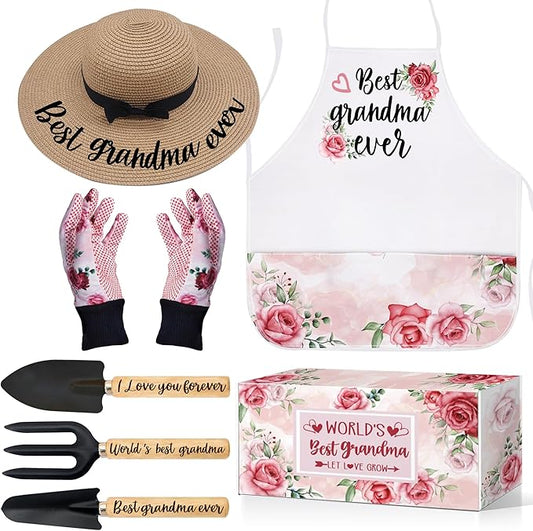 Grandma Gifts,Grandma Gifts for Birthday,Birthday Grandma Gifts and Grandma Garden Gifts,Gifts for Grandma Outdoor Horticulture Starter, Garden Tool Set Gift for Plant Lover Grandma
