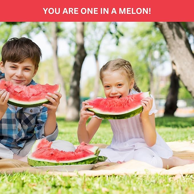 Kids Outdoor Watermelon Garden Kit - Complete Kit for Growing Your Own Watermelons from Seeds with Grow Rings and Greenhouse Germination Domes, Non-GMO Seeds, BPA-Free