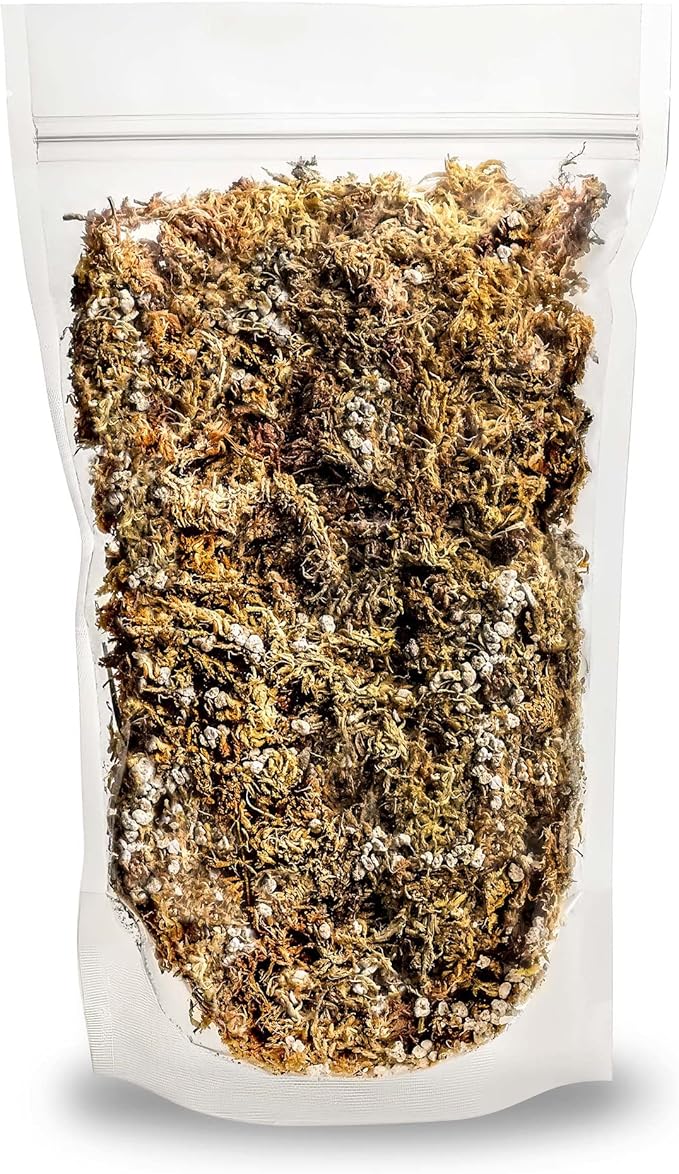 Sphagnum Moss Potting Mix for Carnivorous Plants, Moss and Perlite Blend for Potting Venus Fly Traps, Sarracenia, Pitcher Plants - 75% Sphagnum Moss + 25% Perlite - Made in USA - 2 Quart