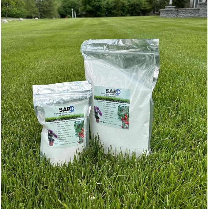 Small Granular Water Crystal for Grow Firm and Smooth Lawn and Keep Garden Plants Thriving (10 Pound)