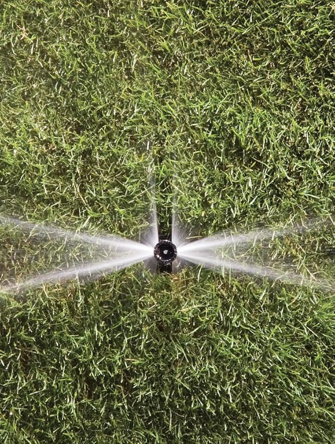 Rain Bird 15CSTC1 Center Strip Pattern Spray Nozzle, Adjustable 3' x 20' - 4' x 30' Spray Distance (Pack of 2), Black