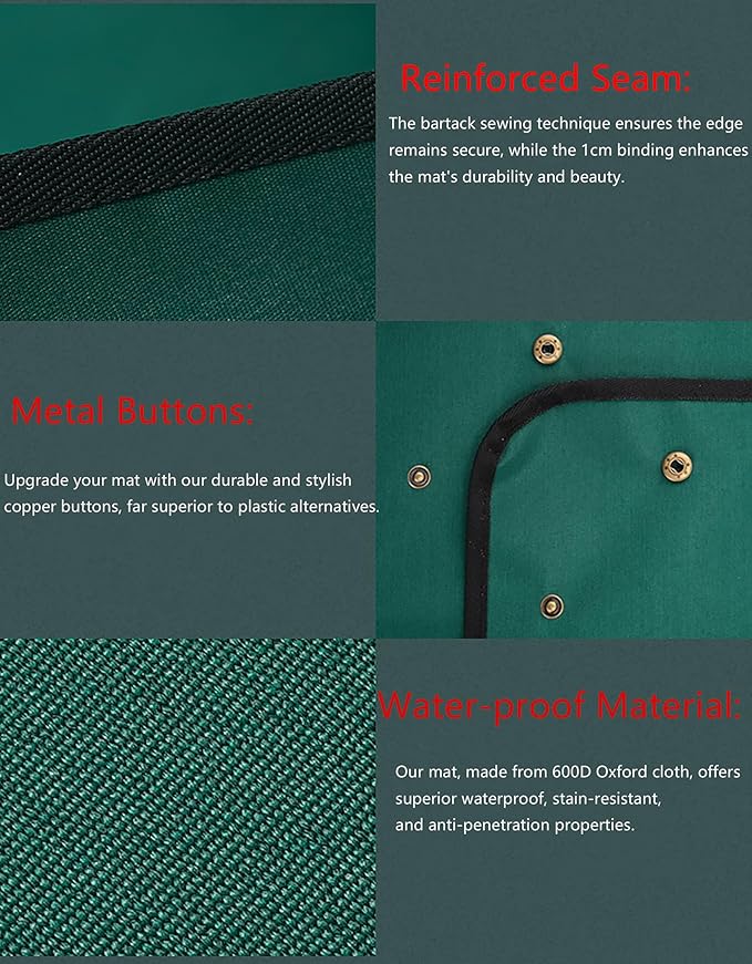 KONMAY Foldable Thicken Repotting Mat Tool Set - 30''X30'' Waterproof Potting Tray, Shovel and Garden Glove for Indoor and Outdoor Transplanting and Soil Mess Control