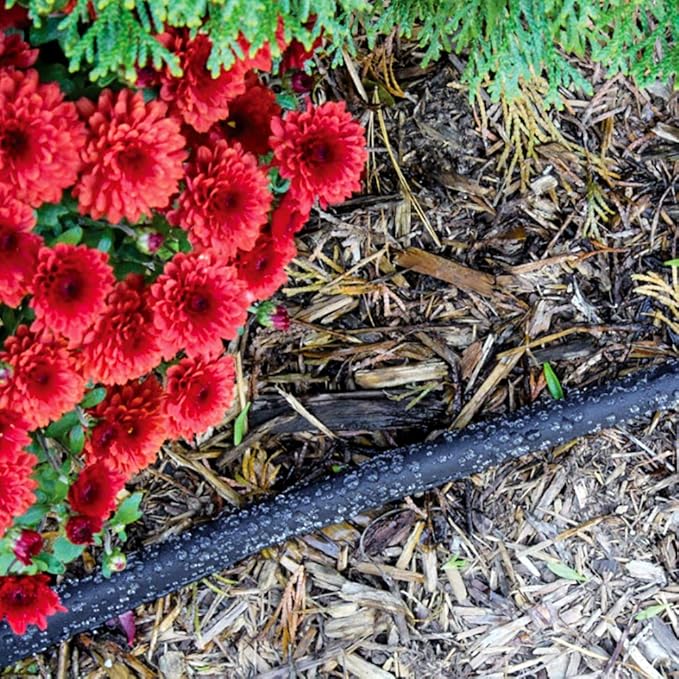 Gilmour 100049289 Garden Hose Flat Soaker Black 50 feet 870501-1001, 50' (50' (4-Pack))
