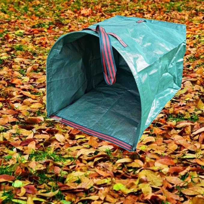 2 PACK Leaf Bag Holder,Garden Bags for Debris,Collapsible Yard Waste Bag With Gardening Gloves, Reuseable Heavy Duty Lawn and Leaf Bags,40 Gallons Yard Garden Bags for Leaves Lawn Grass Clippings