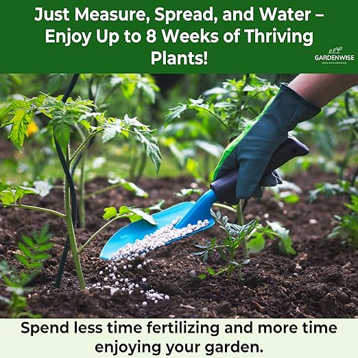 10-10-10 Plant Fertilizer Slow Release – 10 10 10 All Purpose Granular Garden Fertilizer for Fruit Trees, Evergreens, Vegetables, Arborvitae, Fig Trees, Shrubs, Pines, Oaks, Flowers