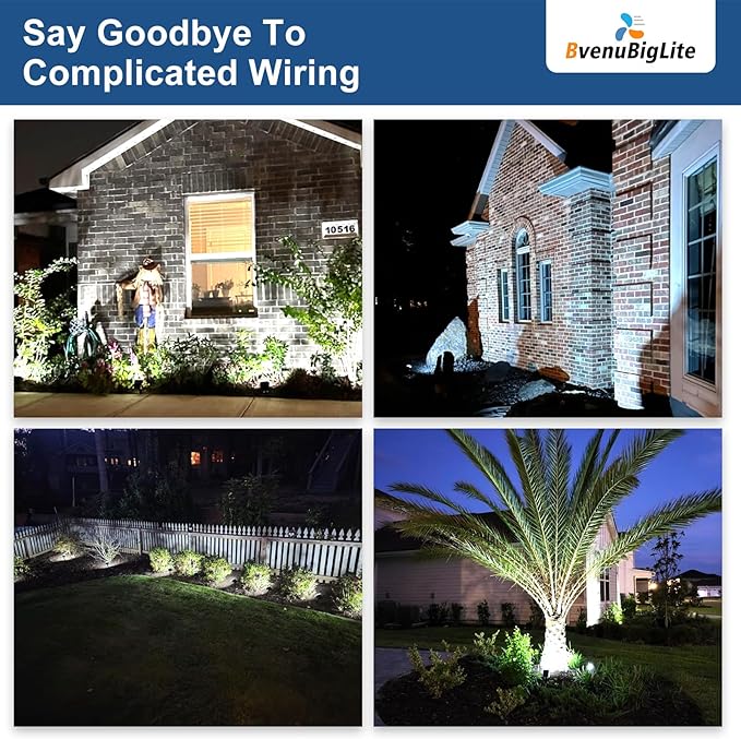 Solar Lights Outdoor Waterproof: IP65 Led Spot Light Decorations for Garden - 3 Lighting Modes Solar Powered for Yard - Dust to Dawn Landscape Lighting Patios Pathway Driveway 6PC White