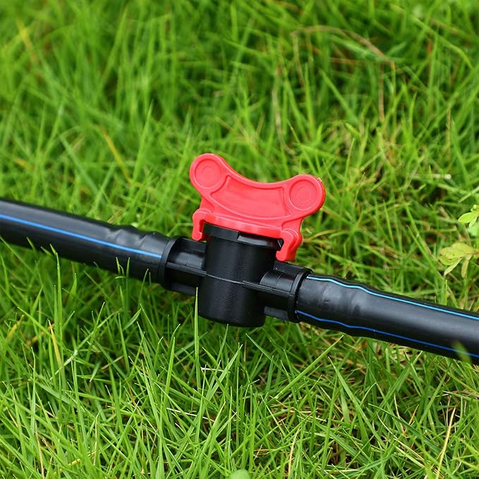 Drip Irrigation Switch Valve Gate Valves for 1/2 Inch Double Male Barbed Valve (8)