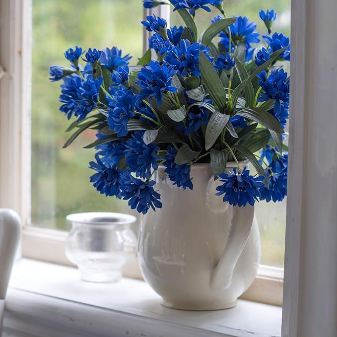 Outsidepride 1000 Seeds Blue Cornflower Bachelor's Button Dwarf Garden Flower Seeds for Planting