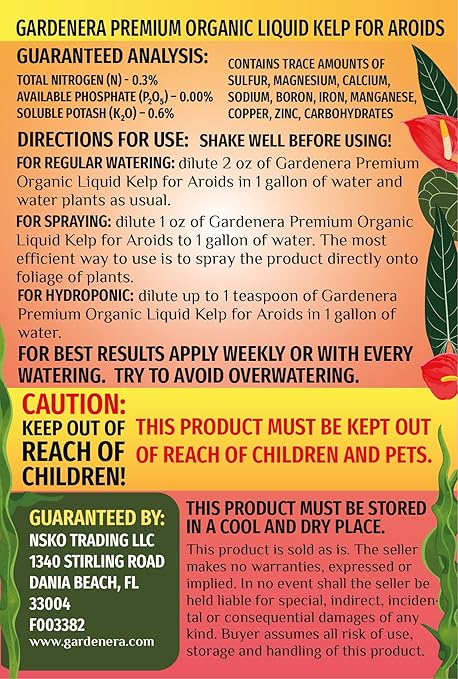 Bonsai Health Boost - 8 oz - Concentrated Kelp & Seaweed Extract for Strong and Healthy Bonsai