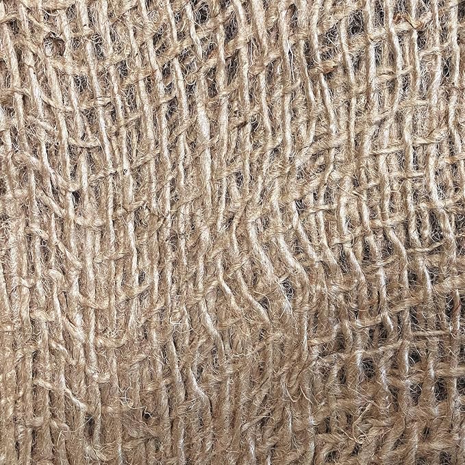 Agfabric Natural Jute Erosion Control, 75yard Jute Netting -48" Wide Soil Saver Mesh Blanket-900 Sq.Ft.Coverage