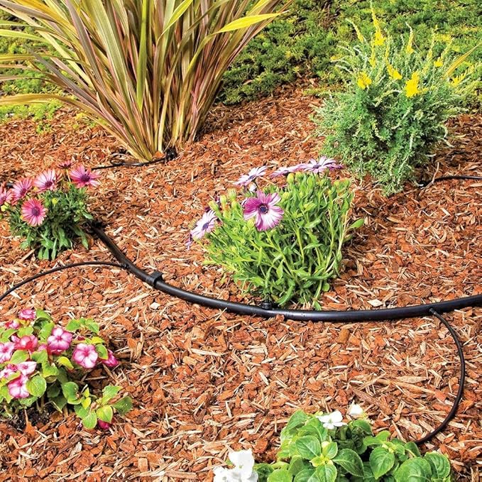 USA MADE (100-Pack) Universal Drip Irrigation Barb Connector Coupling Tubing Line Connector Insert for Hydroponics - Rain, Garden Watering (Coupling)
