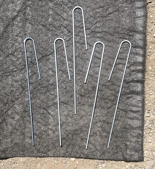 Sandbaggy DRIP TUBING Stakes Landscape Staples | 5 inch Length | Drip Anchors | Landscape Pins | Lawn Nails | Garden Stakes | Designed to Hold Drip Tubing Up to 1/4" Diameter | Pack of 1000