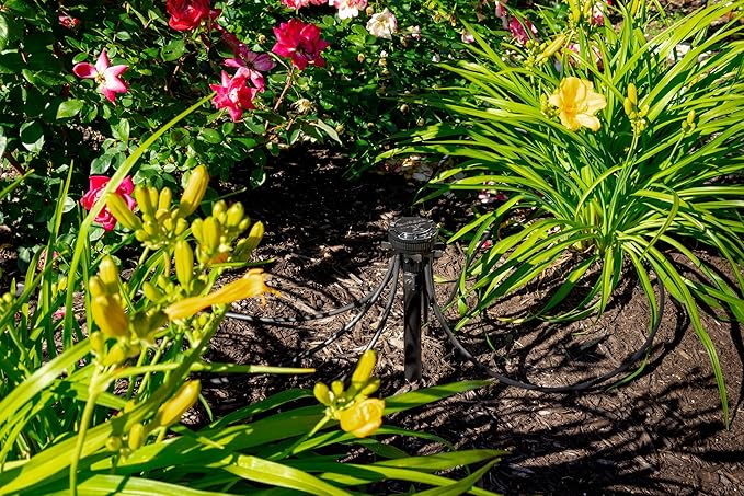 Rain Bird MANIFPRPS2 Drip Irrigation 9-Port Manifold, 25 PSI Pressure Regulating, Adjustable Flow and ON/Off (Pack of 3)