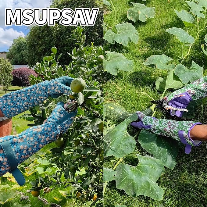 Gardening Gloves for Women and Men, Thorn Proof&Puncture Resistance Garden Gloves,Gauntlet Gloves,Gifts