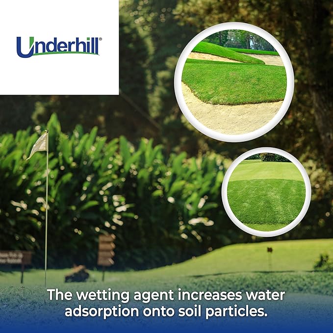 Underhill UHH20PEL H20 Maximizer Ultra Holding Wetting Agent Pellets Soil Surfactant for Lawn, Garden, Turf Grass, Golf Greens, 1 Tablet