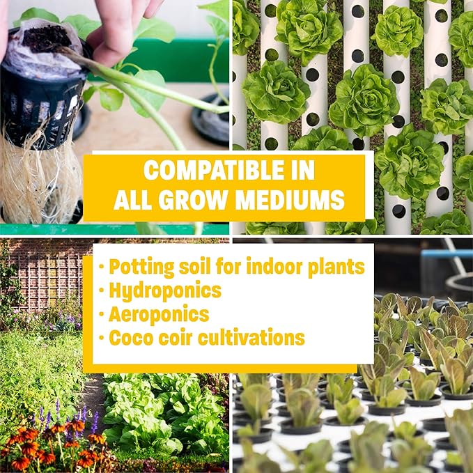 Humboldts Secret Golden Tree: Best Plant Food for Plants & Trees - All-in-One Concentrated Additive - Vegetables, Flowers, Fruits, Lawns, Roses, Tomatoes & More (64 Ounce)