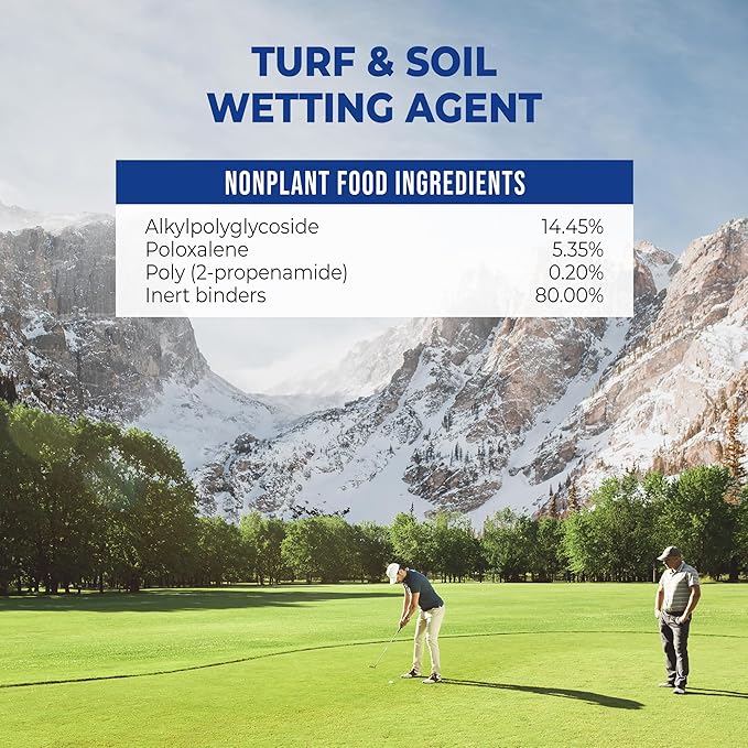 Underhill UHH20PEL H20 Maximizer Ultra Holding Wetting Agent Pellets Soil Surfactant for Lawn, Garden, Turf Grass, Golf Greens, 6 Tablets