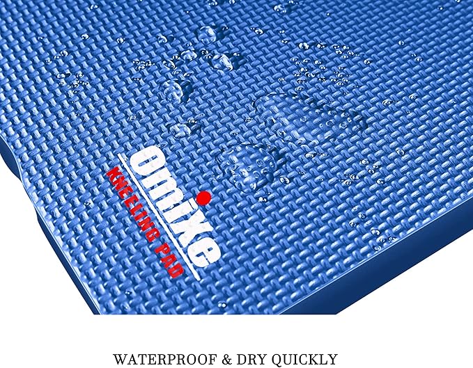 Extra Thick Kneeling Pad Comfy Foam Kneeler Mat Garden Knee Pad Cushion for Gardening Planting Yard Work Prayer Yoga Mechanic Exercise Workout Baby Bath 18 x 11 x 1.5 Inch Large Blue 2 Pack