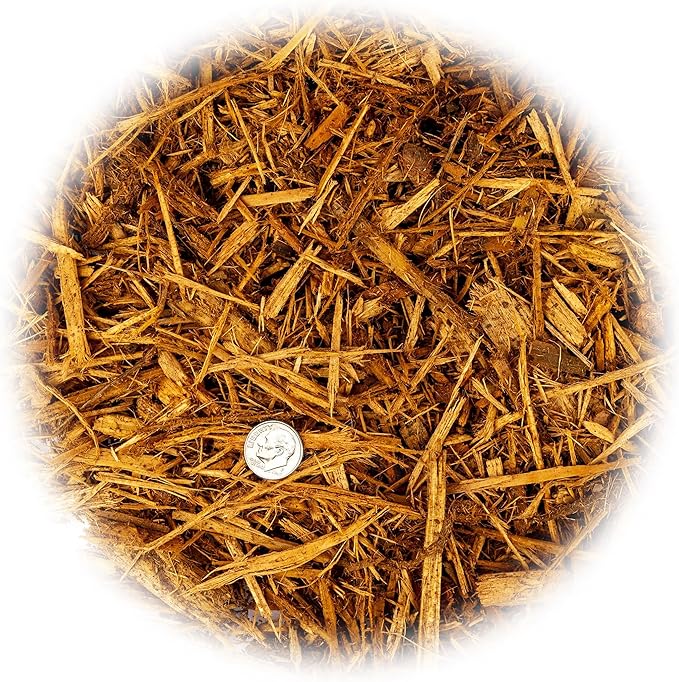 Yellow Mulch - Create a Polished and Professional Outdoor Space - 3 QUARTS