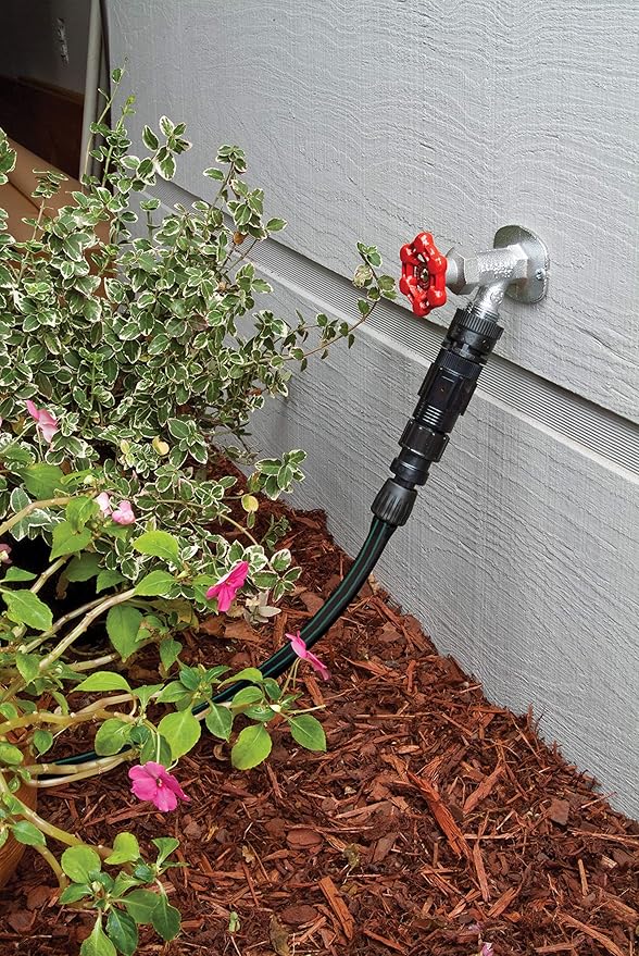Rain Bird LNDDRIPKIT Drip Irrigation Landscape/Garden Watering Kit with Drippers, Micro-Bubblers, Micro-Sprays