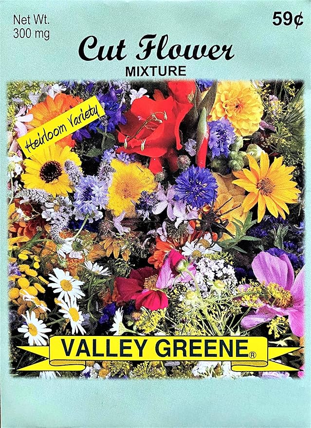 Set of Flower Seed Packets! Flower Seeds in Bulk - Great for Creating The Garden of Your Dreams! (100, Cut Flower Mix)